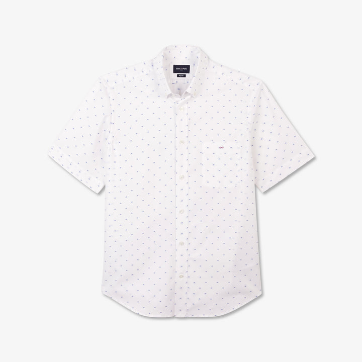 Chemisette en coton blanc alt view
