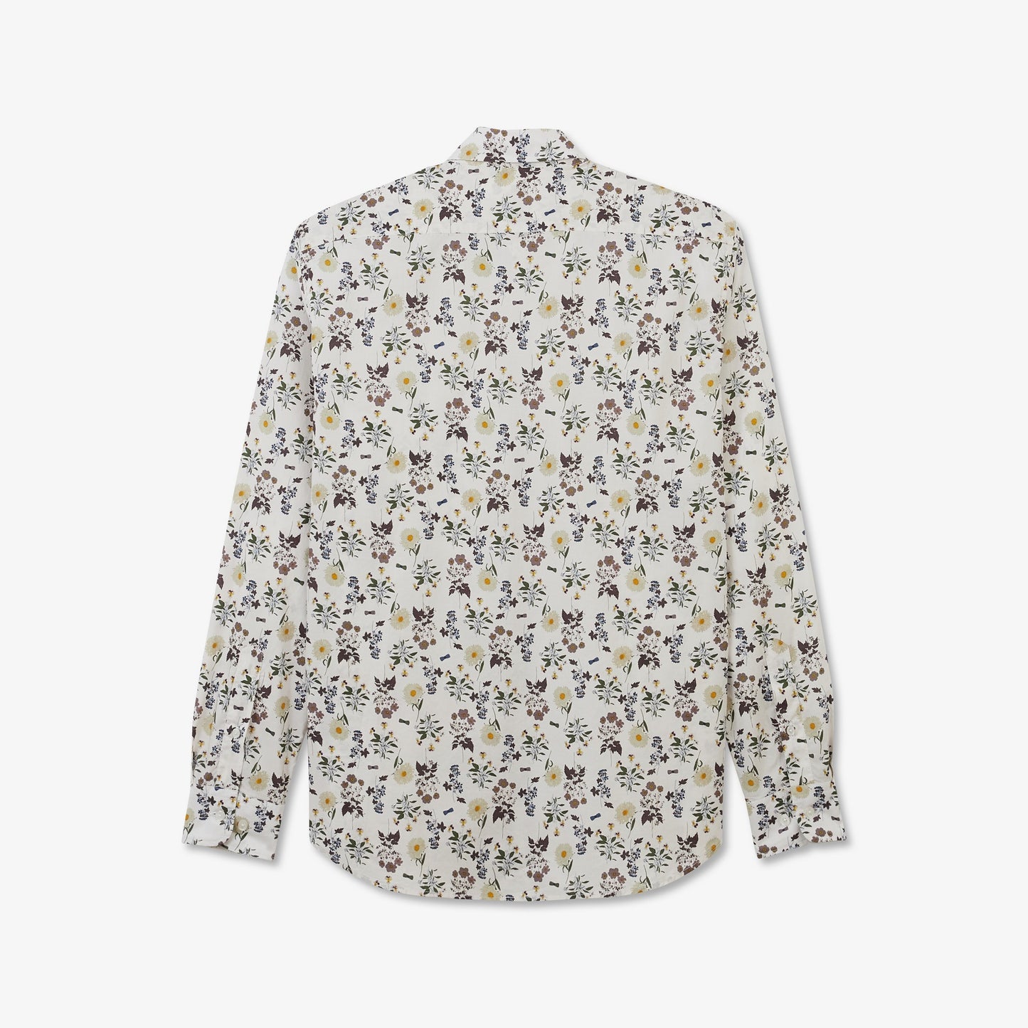 Slim fit shirt with a floral print
