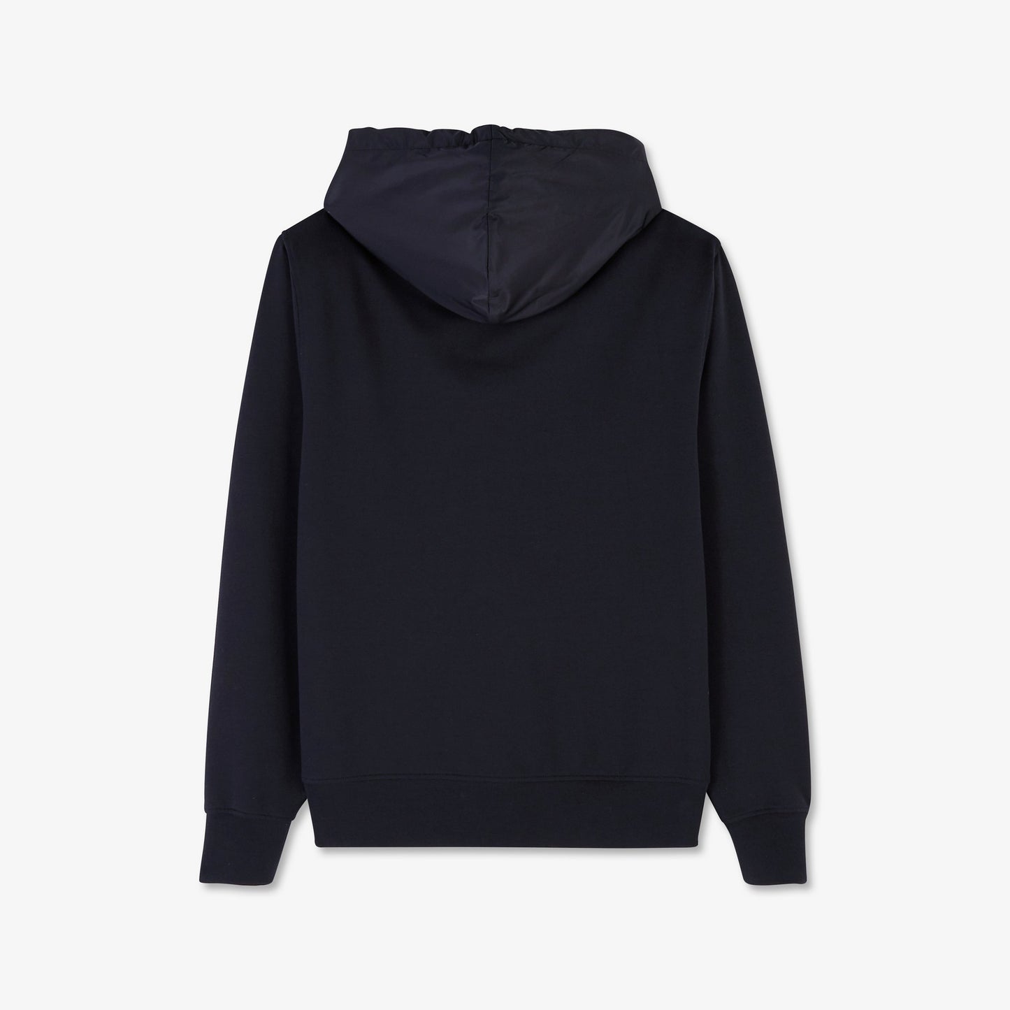 Black zipped sweatshirt with hood