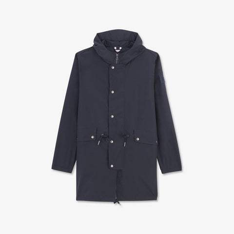 Mid-length dark blue parka - Image 2