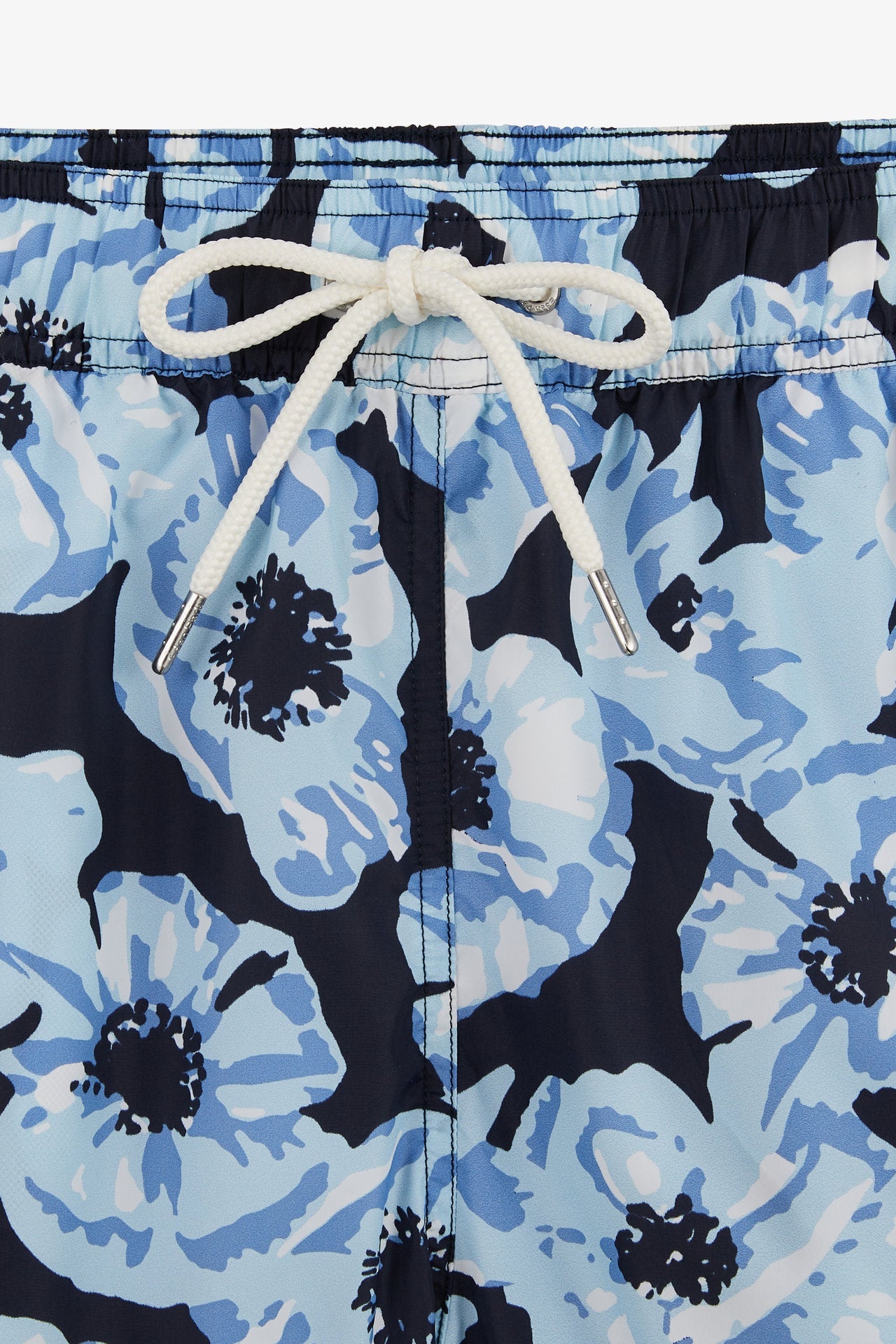 Short de bain bleu imprimé exclusif fleurs - Image 7