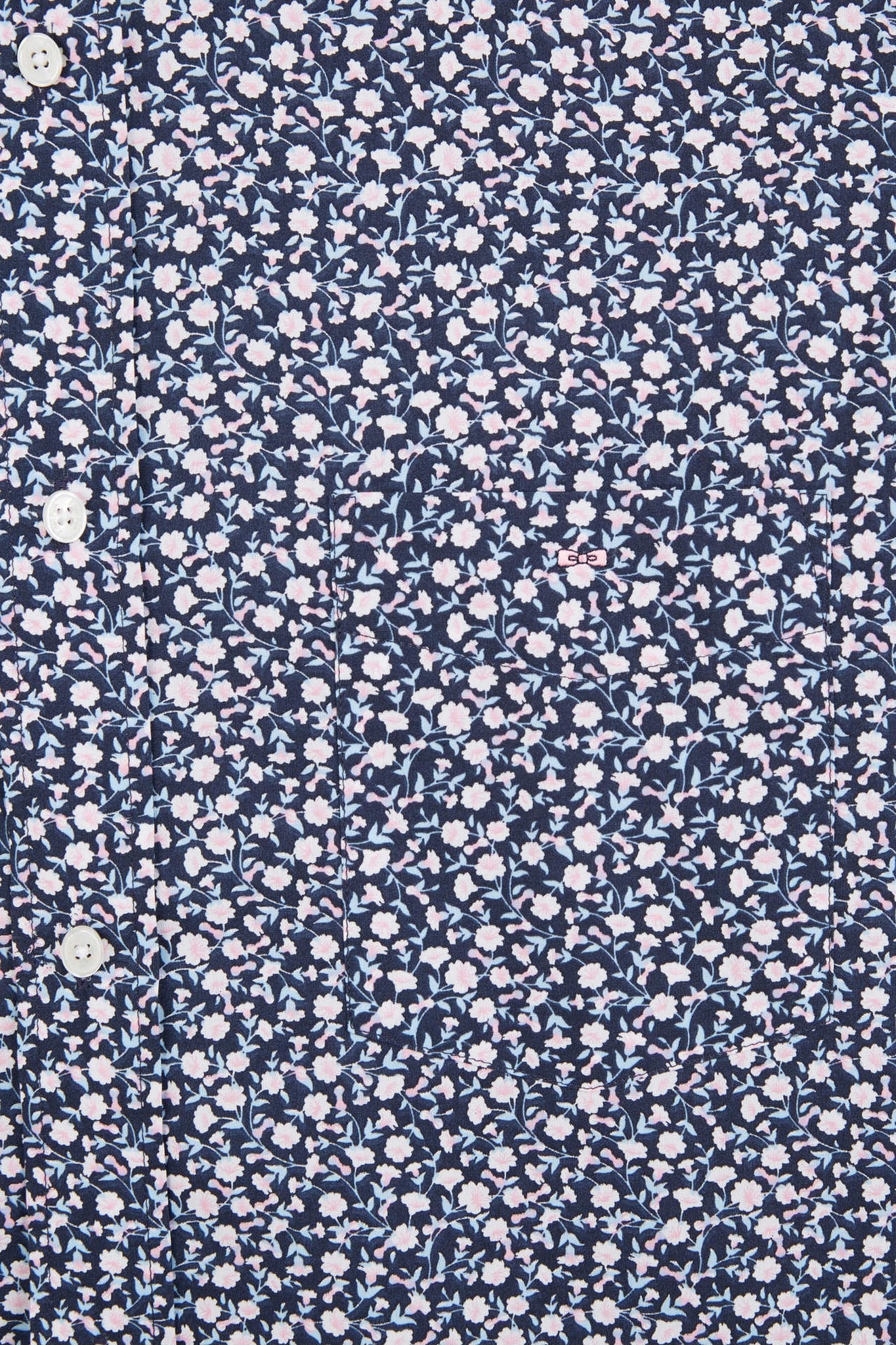 Chemisette bleu marine imprimée exclusif fleurs - Image 8