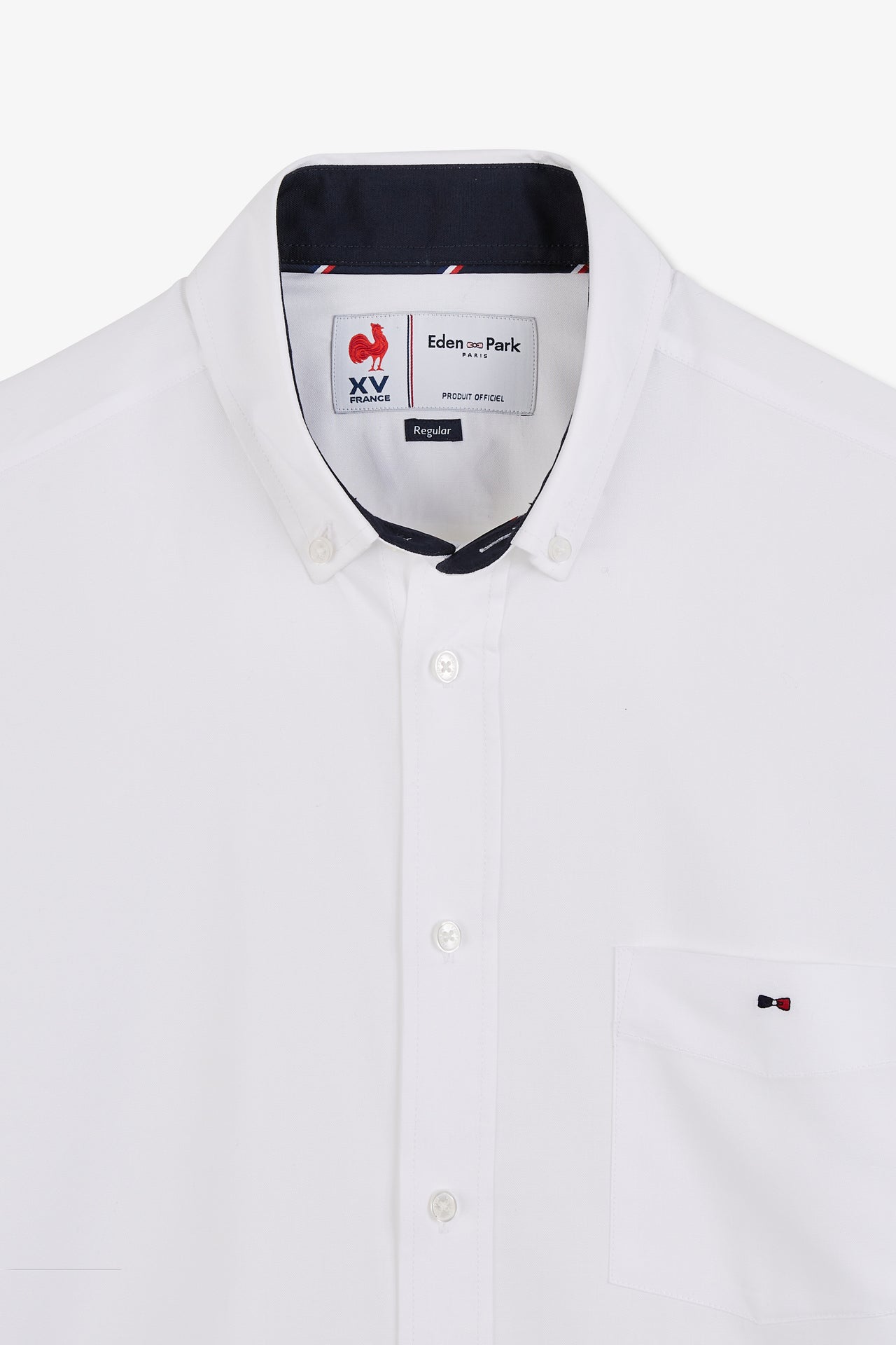 White shirt with France XV embroidery - Image 10