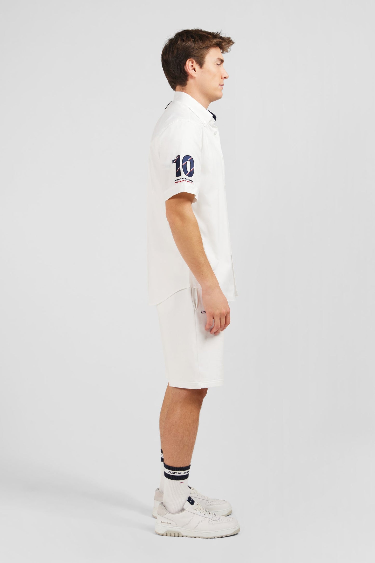 White shirt with France XV embroidery - Image 6