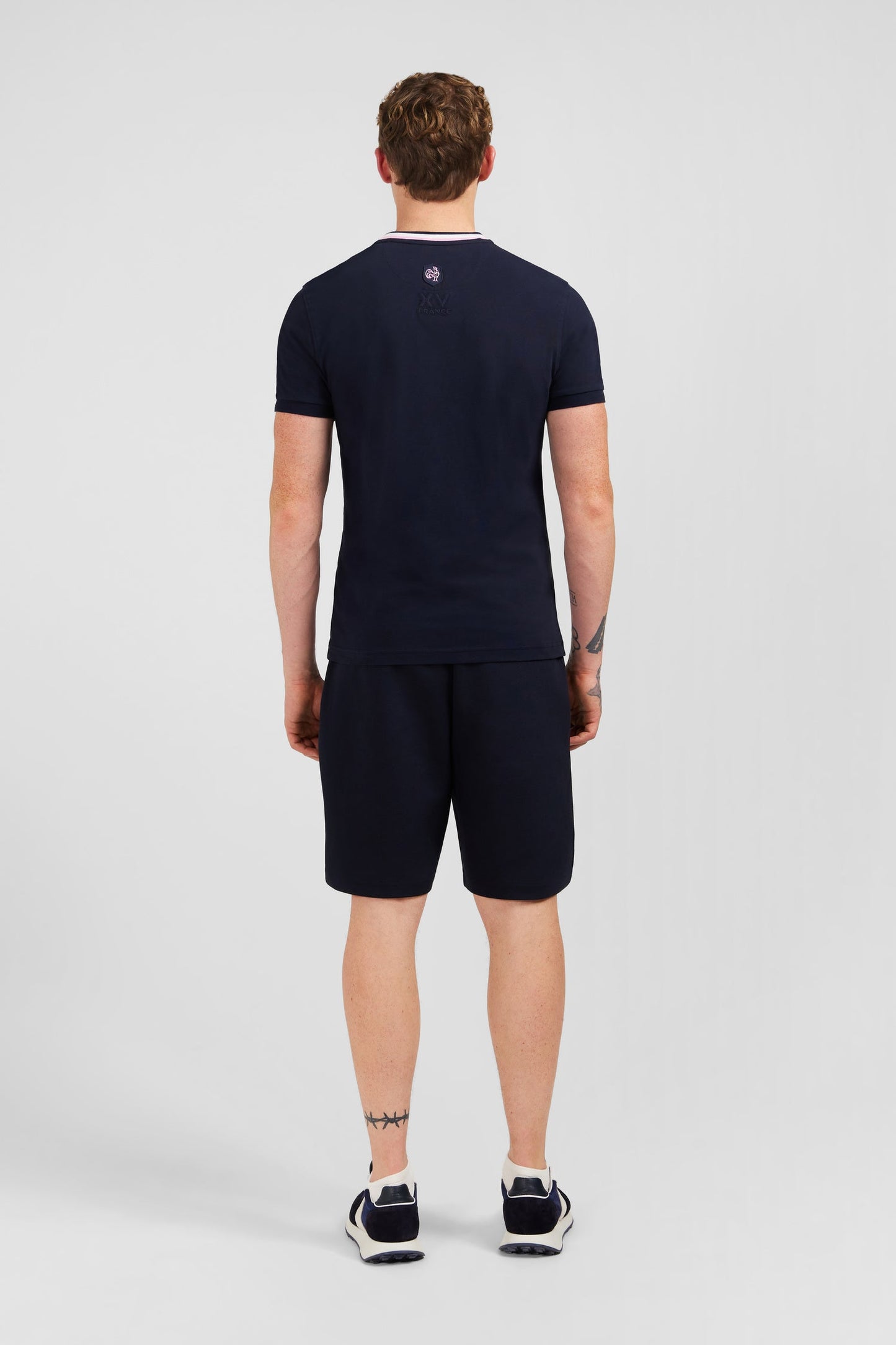 T-shirt à manches courtes bleu marine imprimé - Image 6