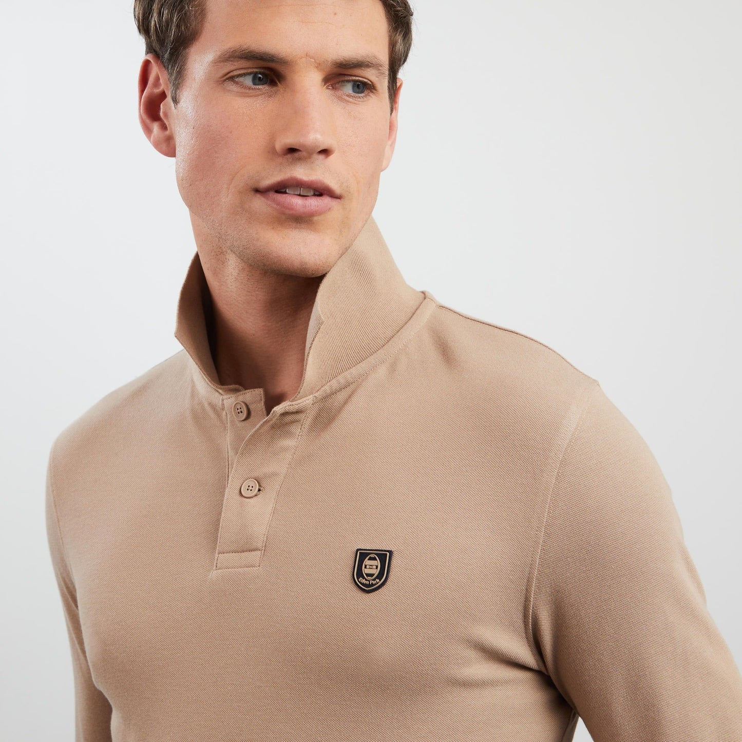 Polo beige manches longues - Image 6