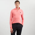 Polo rose manches longues